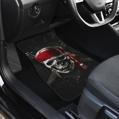 Pirates Of The CaribbeanD Skull Logo Car Floor Mats