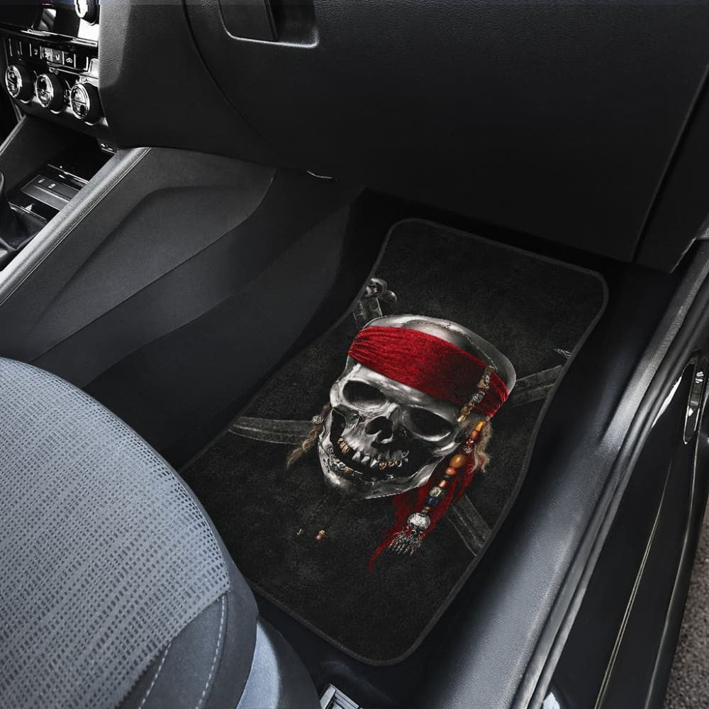 Pirates Of The CaribbeanD Skull Logo Car Floor Mats