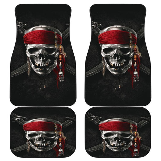Pirates Of The CaribbeanD Skull Logo Car Floor Mats