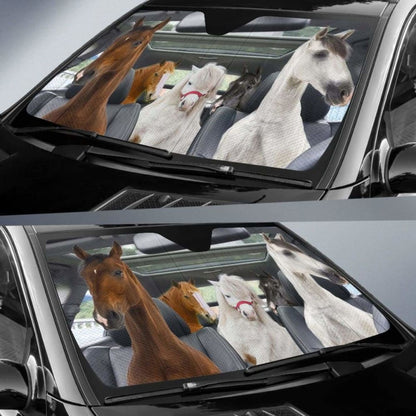 Auto Sun Shades - Horse