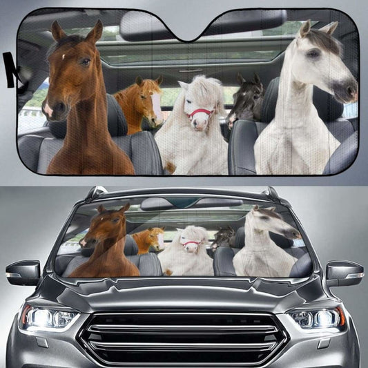 Auto Sun Shades - Horse