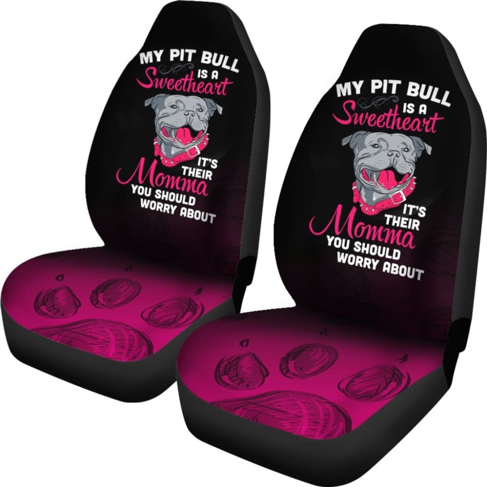 My Pit Is A Sweetheart Car Seat Covers