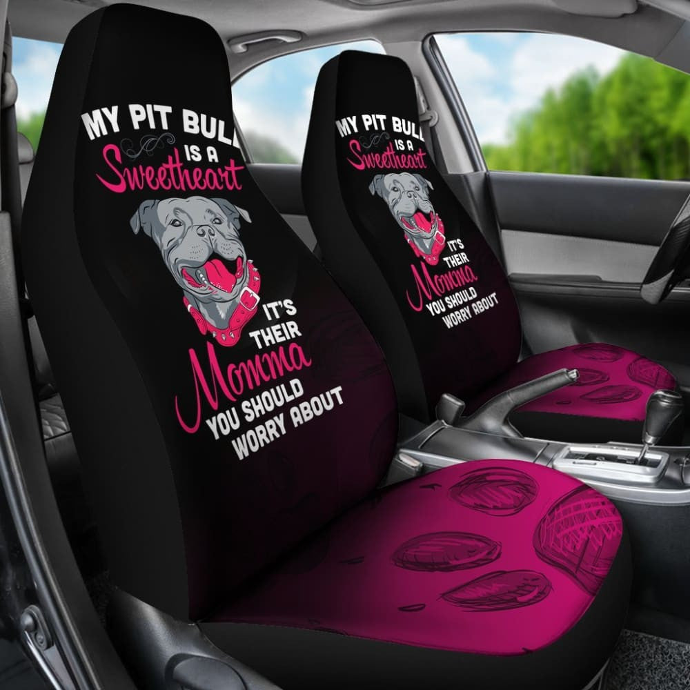 My Pit Is A Sweetheart Car Seat Covers
