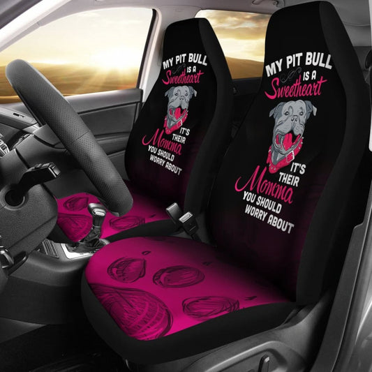 My Pit Is A Sweetheart Car Seat Covers