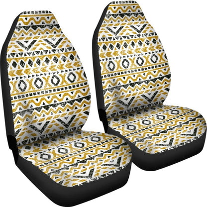 Aztec Gold And Black Car Seat Covers