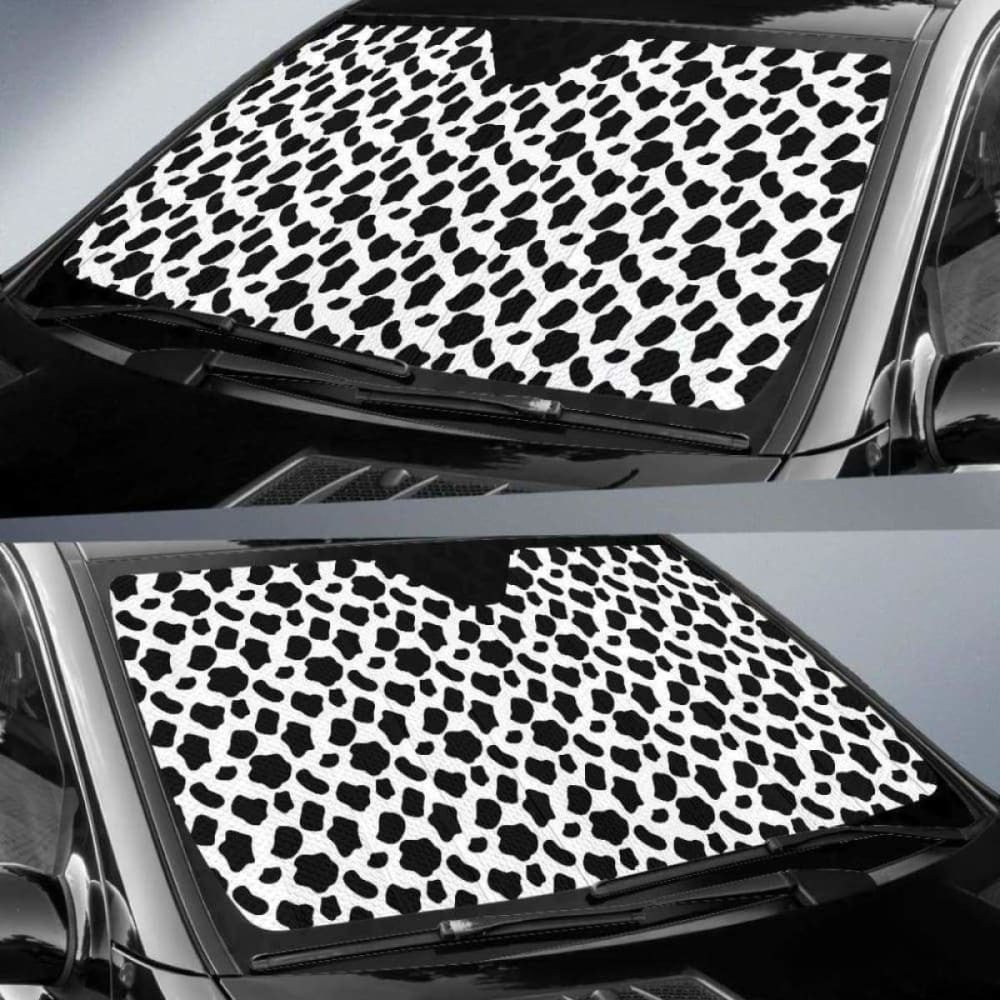 Cow Print Auto Sun Shades