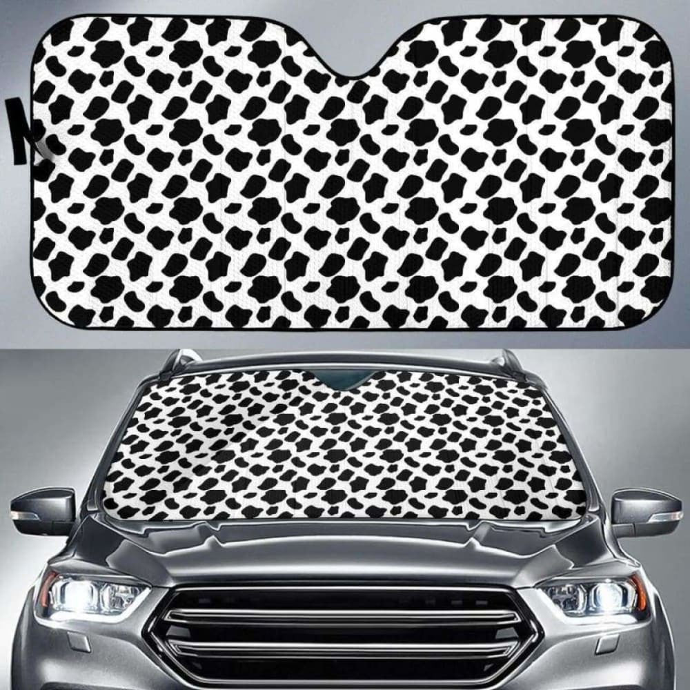 Cow Print Auto Sun Shades