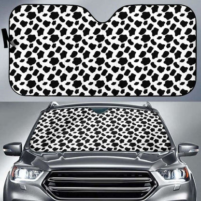 Cow Print Auto Sun Shades