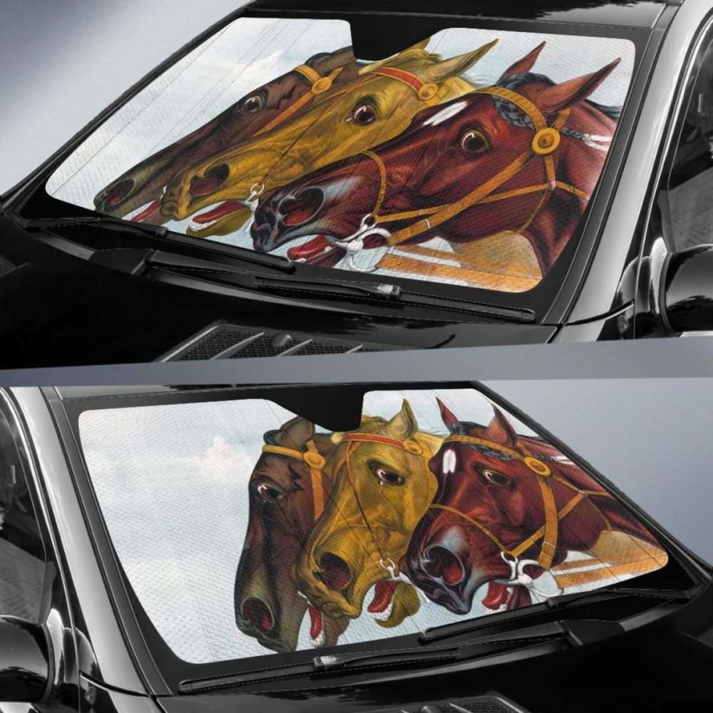 Auto Sun Shades - Horse