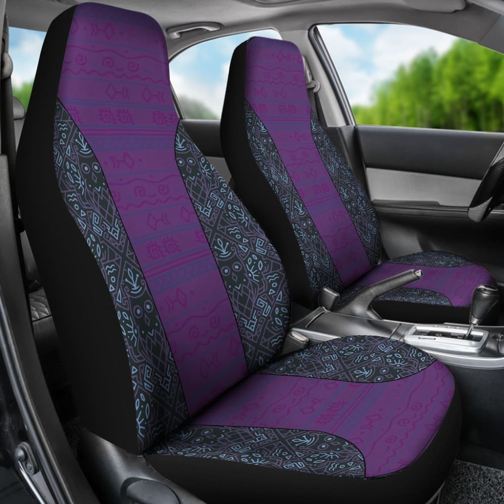 Aztec Purple Blue Car Seat Covers