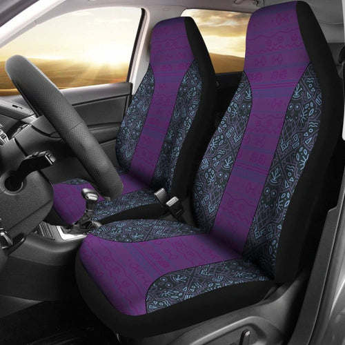 Aztec Purple Blue Car Seat Covers