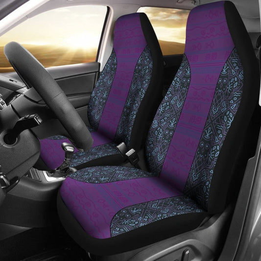 Aztec Purple Blue Car Seat Covers