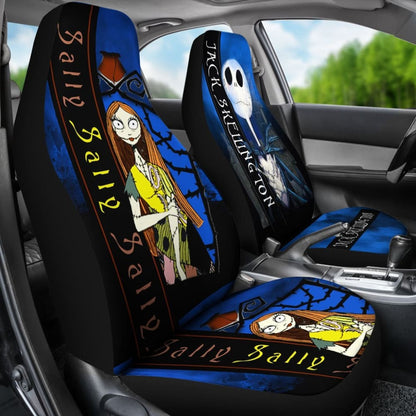 Pcs Jack Skellington & Sally Car Seat Cover
