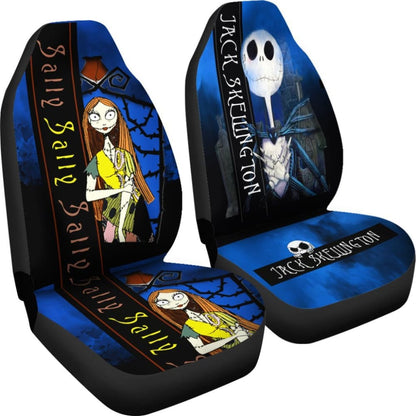Pcs Jack Skellington & Sally Car Seat Cover