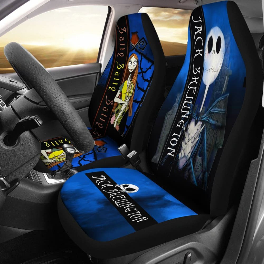 Pcs Jack Skellington & Sally Car Seat Cover