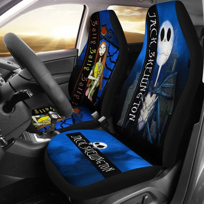 Pcs Jack Skellington & Sally Car Seat Cover