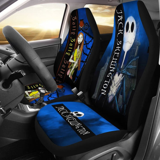Pcs Jack Skellington & Sally Car Seat Cover
