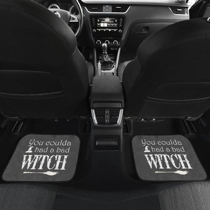 Vintage You Coulda Had a Bad Witch Halloween Car Floor Mats