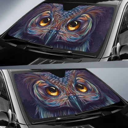 Owl Art Sun Shade amazing best gift ideas