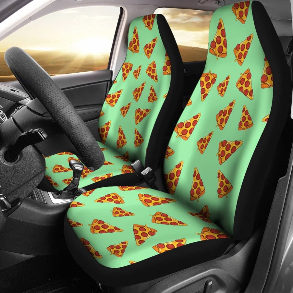 Fast Food Pizza Slice Car Seat Covers