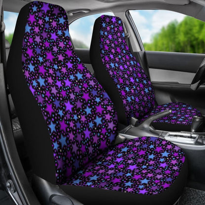 Purple Stars Car Seat Covers
