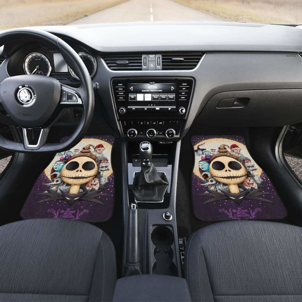 Nightmare Before Christmas Fan Art Car Floor Mats