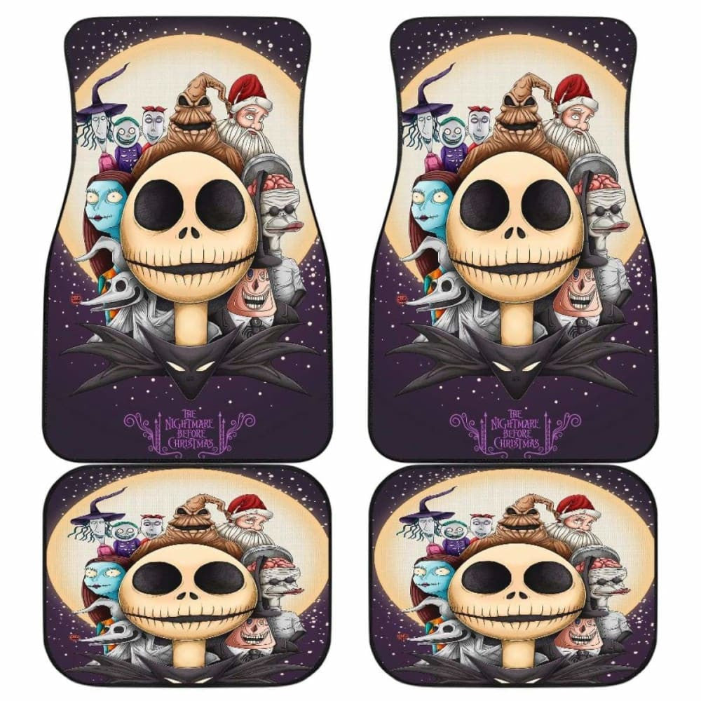 Nightmare Before Christmas Fan Art Car Floor Mats