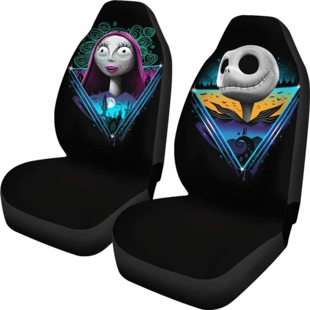 Rad Jack And Sally Car Seat Covers Amazing