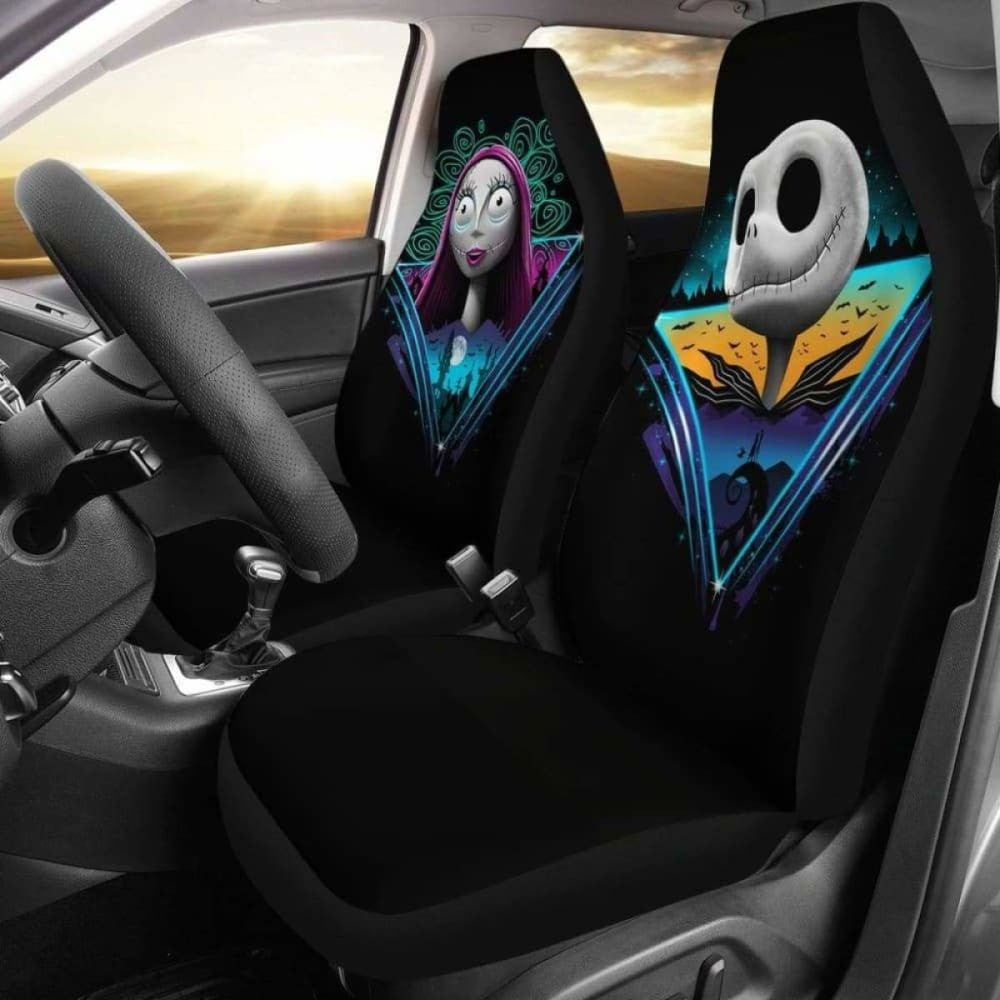 Rad Jack And Sally Car Seat Covers Amazing