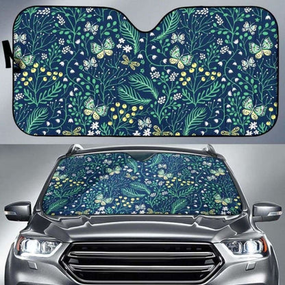 Butterfly Leaves Pattern Car Auto Sun Shades