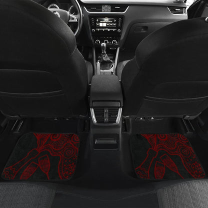 Red Wine for Wine Lovers Car Floor Mats