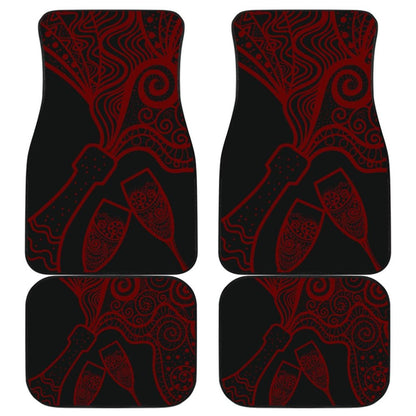 Red Wine for Wine Lovers Car Floor Mats
