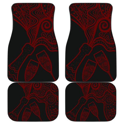 Red Wine for Wine Lovers Car Floor Mats