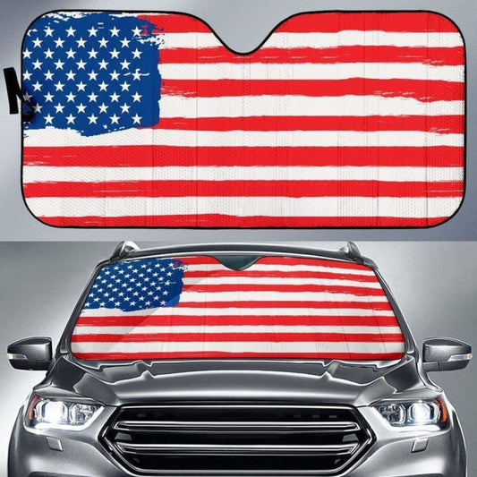 Usa Flag Car Sun Shades