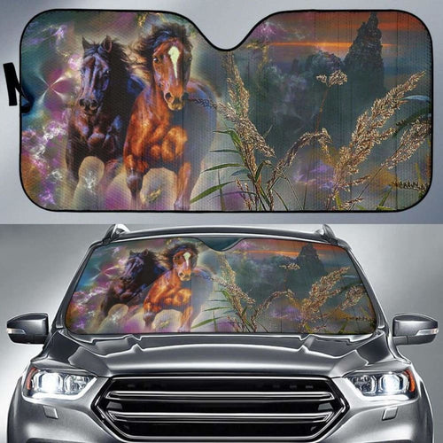 Auto Sun Shades - Horse