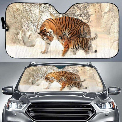 Winter Tiger Auto Sun Shades