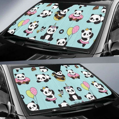 Cute Baby Panda Pattern Car Auto Sun Shades