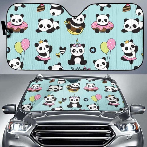 Cute Baby Panda Pattern Car Auto Sun Shades