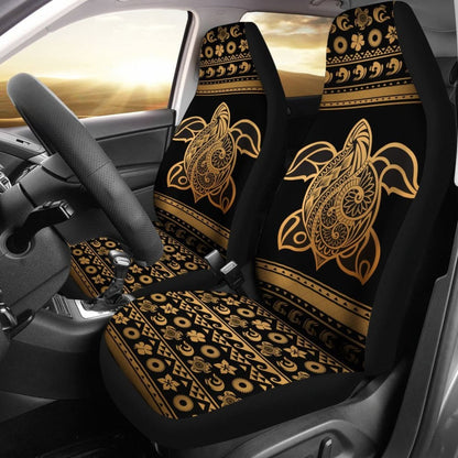 Tribal Sea Turtle Car Seat Cover