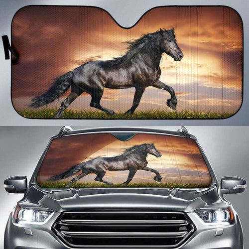 Black Horse Car Sun Shade