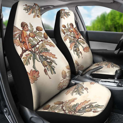 Celtic Car Seat Covers - The Acorn Fairy - Oak Leaf -