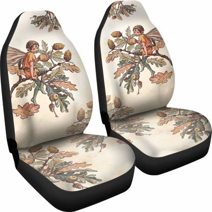 Celtic Car Seat Covers - The Acorn Fairy - Oak Leaf -