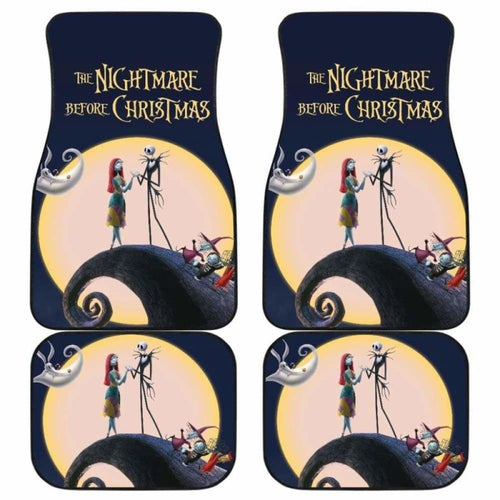 Nightmare Before Christmas Front And Back Car Mats