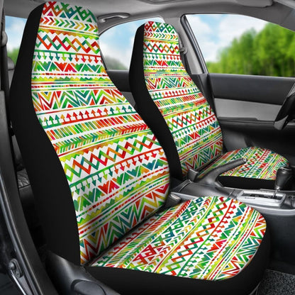 Watercolor Red Colorful Car Seat Cover