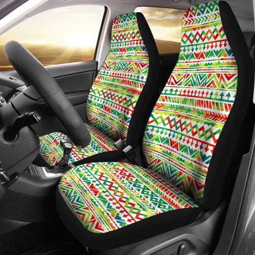 Watercolor Red Colorful Car Seat Cover