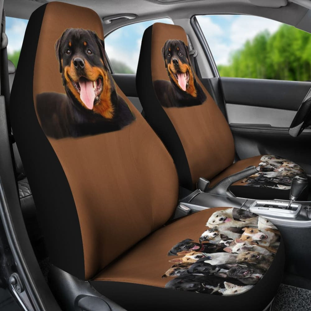 Rottweiler Friends Car Seat Cover