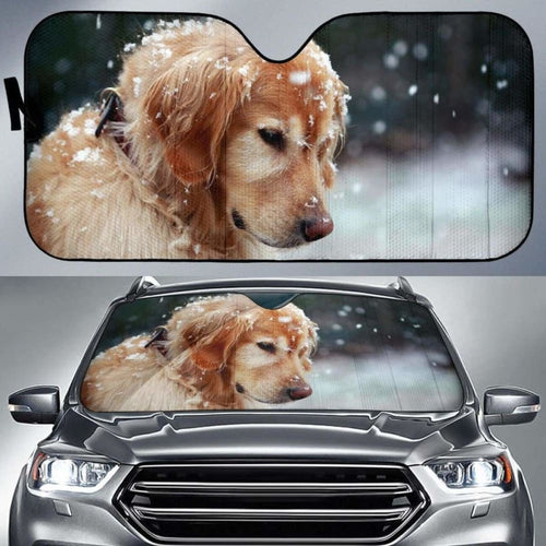 Golden Retriever Puppy Dog Car Sun Shade