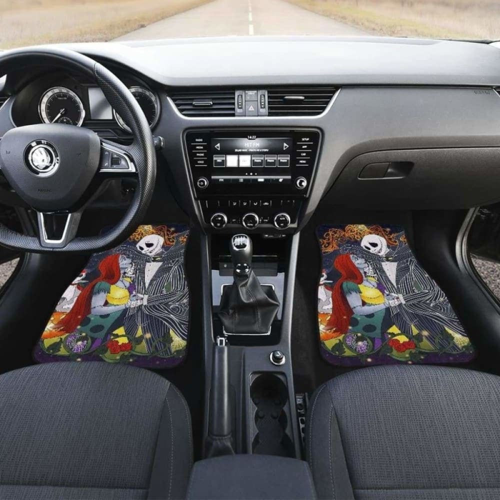 Nightmare Before Christmas Jack And Sally Car Floor Mats Amazing
