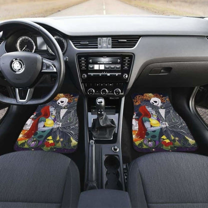 Nightmare Before Christmas Jack And Sally Car Floor Mats Amazing