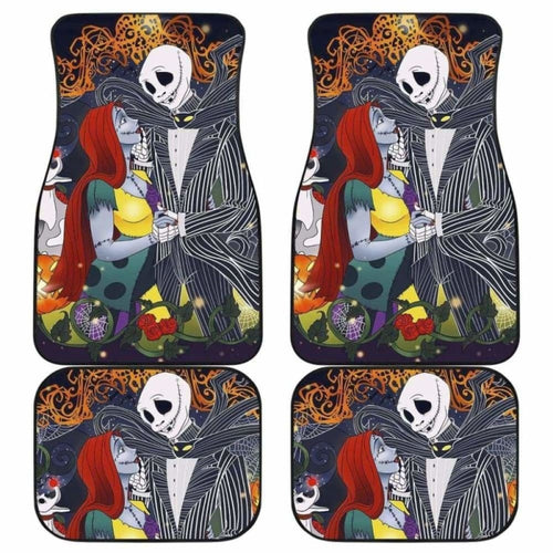 Nightmare Before Christmas Jack And Sally Car Floor Mats Amazing